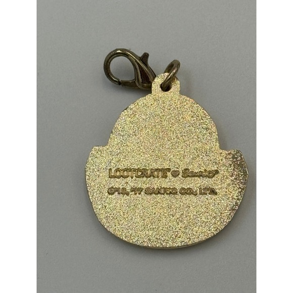 Sanrio Gudetama Lazy Egg Enamel Charm Loot Crate Exclusive Gold Tone Zipper Pull - Picture 5 of 8